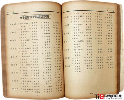 1935年六运会秩序册2