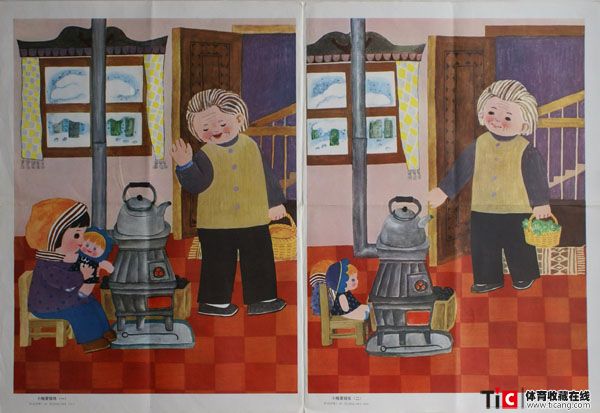 80幼儿园看图讲述教育挂图小梅爱锻炼1－2