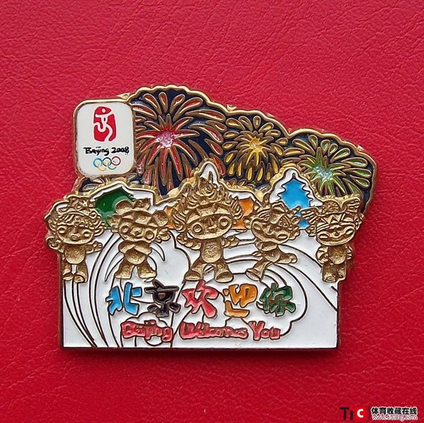 2008年第29届北京奥运会举办城市徽章(8枚)6762