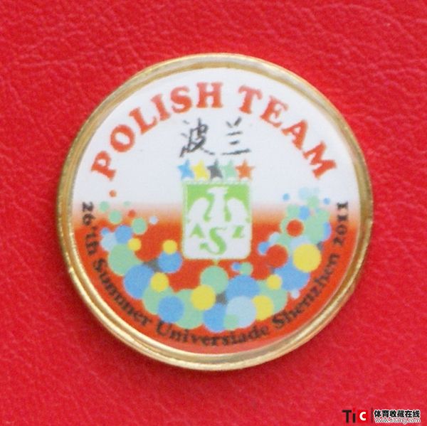 ccc2011年深圳大运会波兰徽章（1枚）5730a