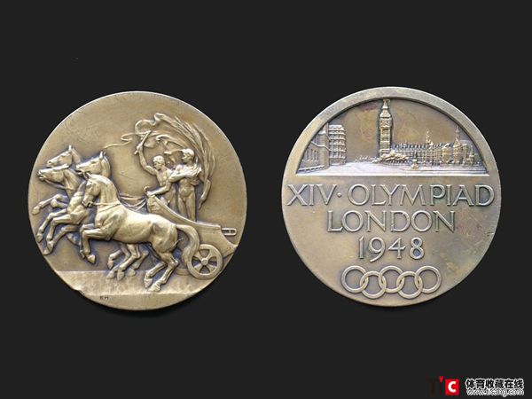 baf1948年第14届奥运会参与奖牌0051