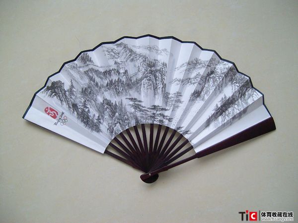 bac中国奥委会纪念品折扇2582