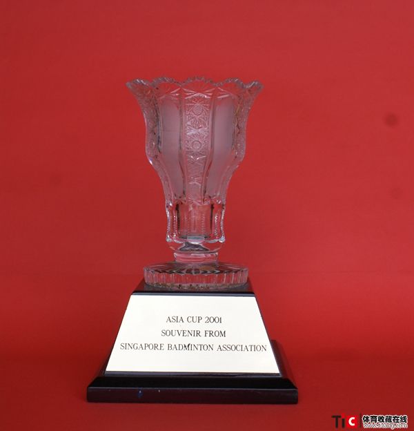 aba2001亚洲杯新加坡羽毛球协会纪念品1009